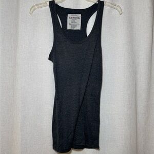 Zenana Outfitters Black Fitted Ribbed Sleeveless Tank Top